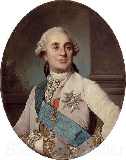 Joseph-Siffred  Duplessis Portrait of Louis XVI France oil painting art